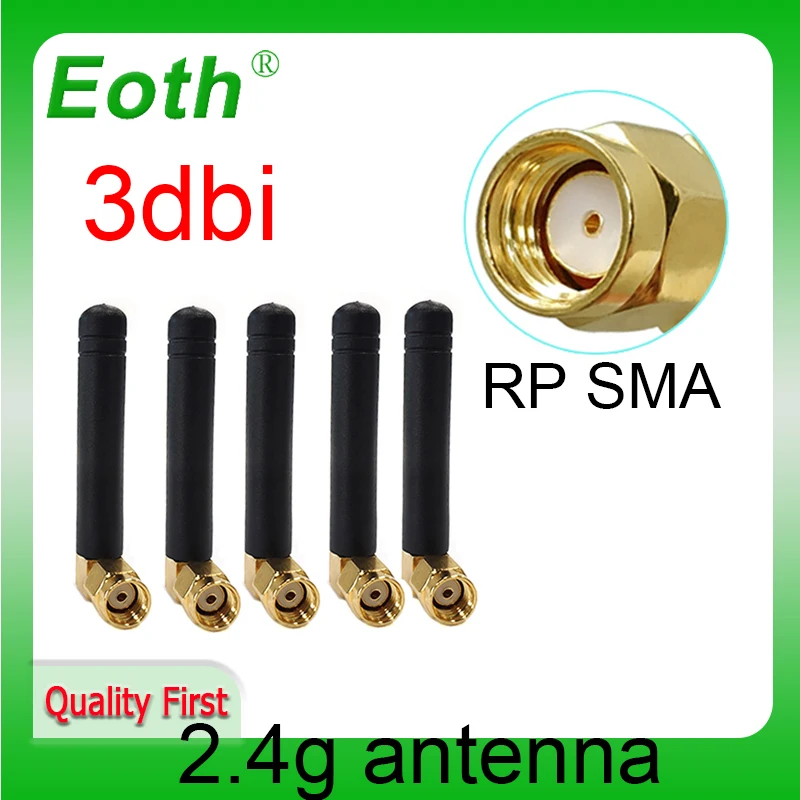 

EOTH 2,4g антенна 3dbi sma, гнездовая антенна wlan Wi-Fi 2,4 ГГц, pbx iot модуль маршрутизатора tp link, сигнальный приемник, антенна с высоким коэффициентом усиления