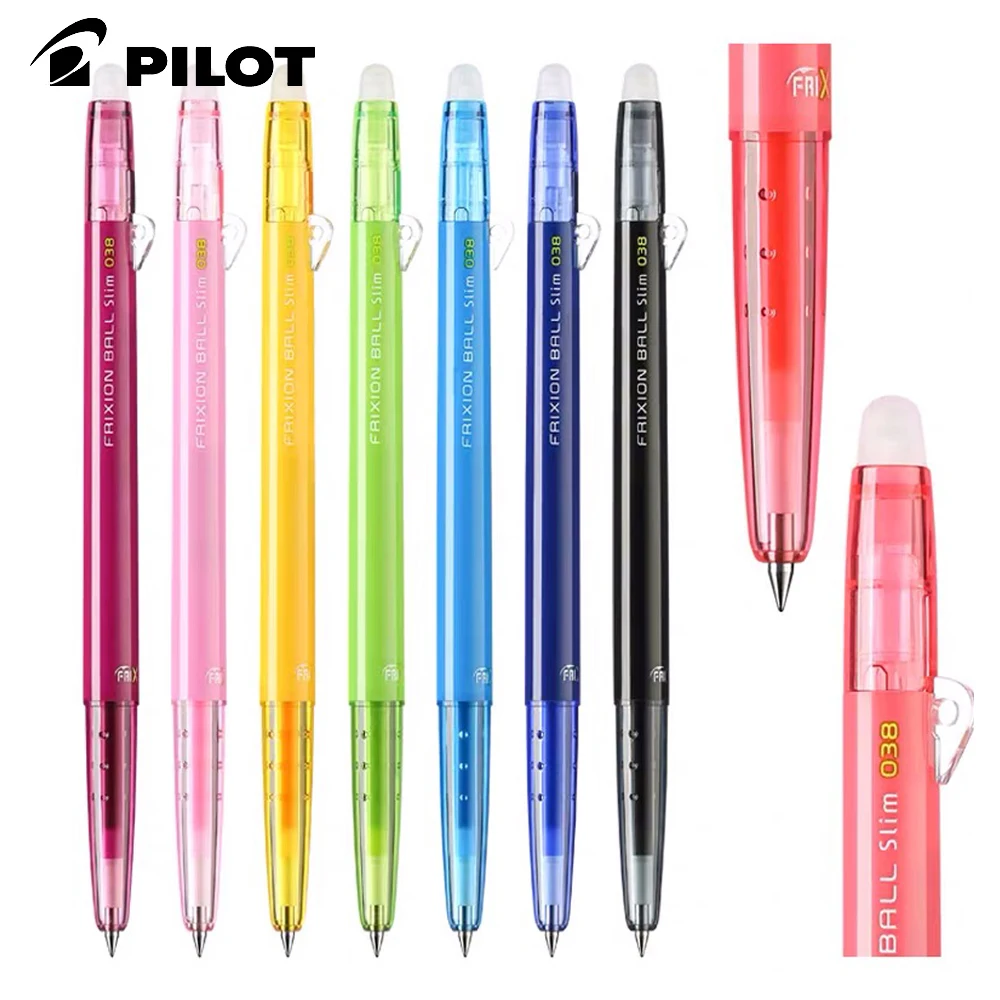 1 pçs piloto frixion imprensa para apagar caneta gel LFBS-18UF 0.38mm cor mão caneta pode ser modificado e controle de temperatura