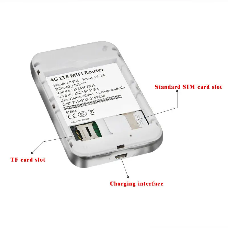 150Mbps Mở Khóa FDD Tự Động Di Động Kích Sóng Wifi LTE Modem 4G Router AT&T Verizon T-Điện Thoại Di Động