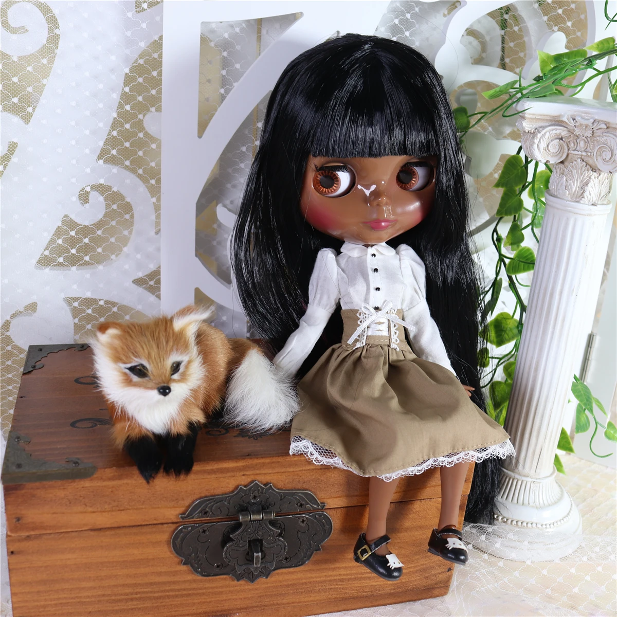 ICY DBS Blyth doll licca body skirt wiith corset and shirt, only clothes no doll no shoes