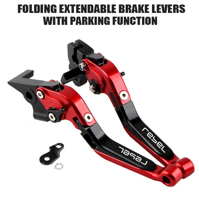 With parking function For Rebel 300 500 CMX300 CMX500 CM300 CM500 scooter accessories folding extendable brake levers