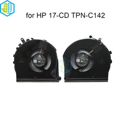 New Laptop CPU GPU Cooling fans For HP Gaming Pavilion 17-CD TPN-C142 L56873-001 ND85C14-18K14 ND85C15-18K15 Computer Cooler Fan