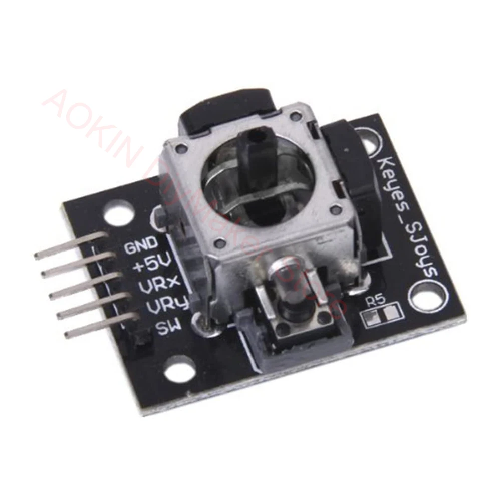 5 pcs For Arduino Dual-axis XY Joystick Module Higher Quality PS2 Joystick Control Lever Sensor KY-023 Rated 4.9 /5