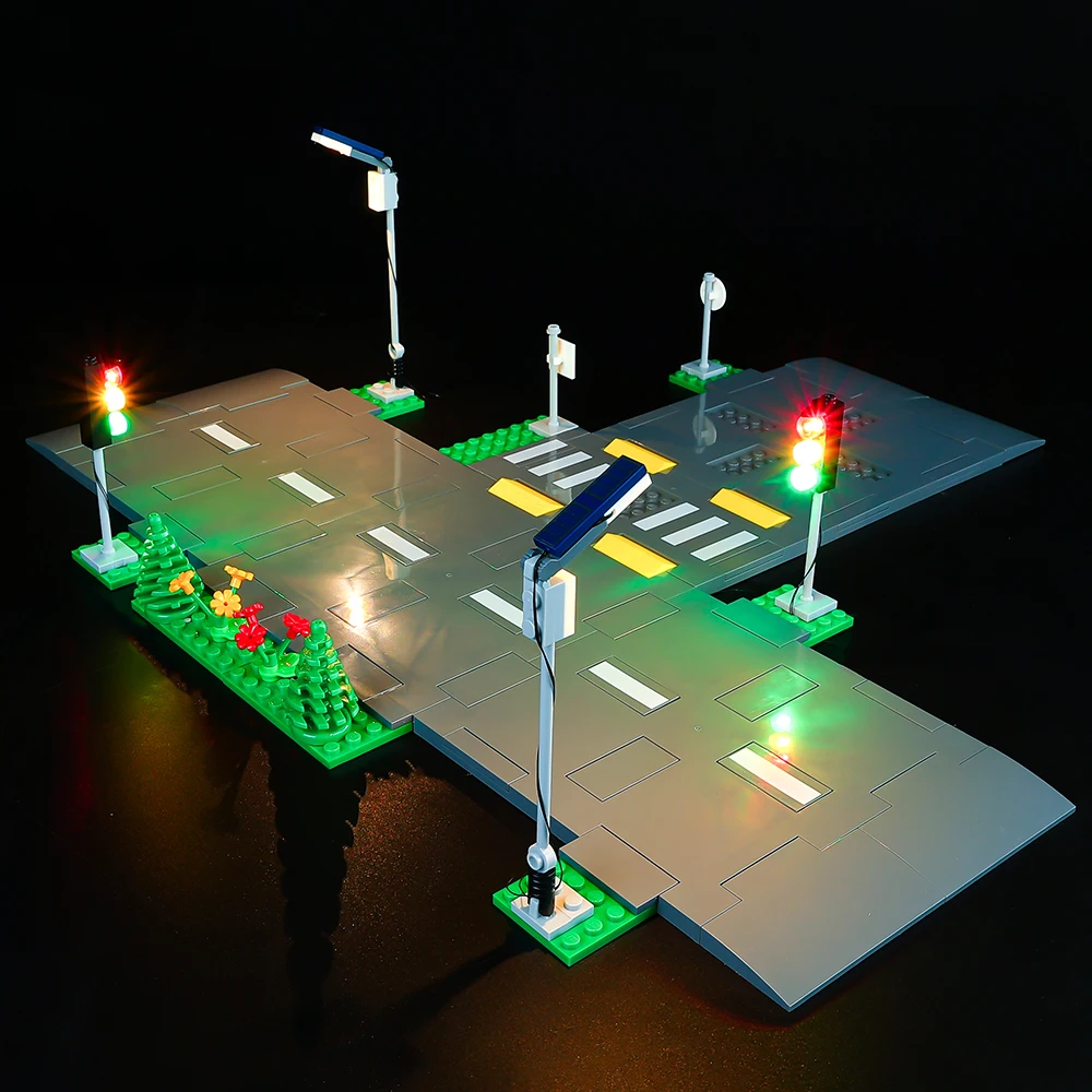 Led Light Kit Building Blocks City Road Plates For LEGO 60304 (Only Light Kit Included)