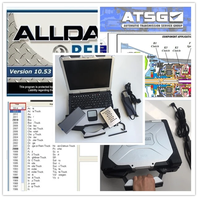 

Alldata V10.53 ATSG 3 Newest Software in 1TB HDD Toughbook CF30 90% New Laptop 4gb RAM Touchscreen Pencil