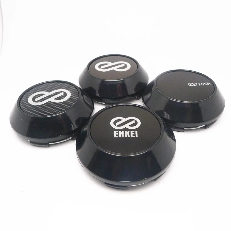 4pcs 69mm For ENKEI Wheel Center Cap Hubs Car Styling Emblem Badge Logo Rims Cover 45mm Stickers Accessories