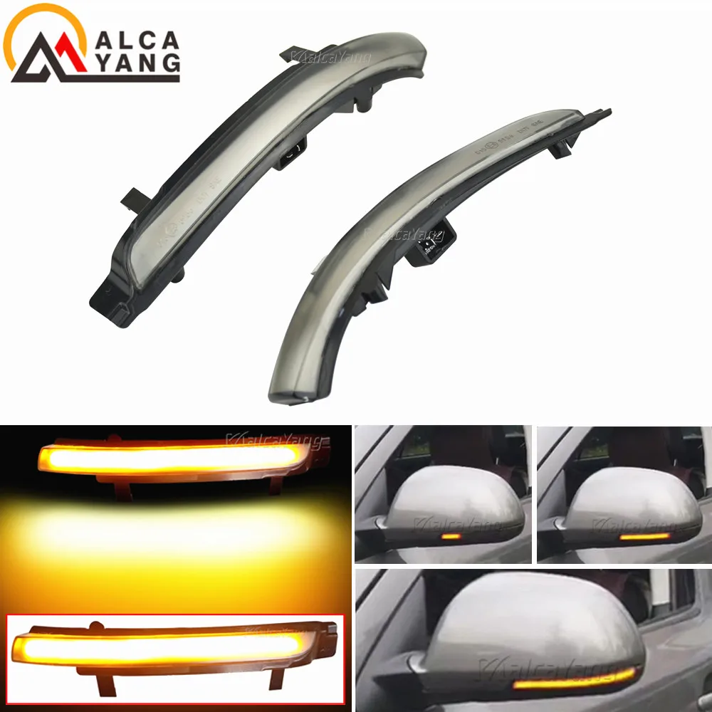 For Skoda Octavia MK2 1Z 09-13 Superb B6 3T 08-14 Dynamic LED Turn Signal Blinker Sequential Indicator Mirror Flasher Light