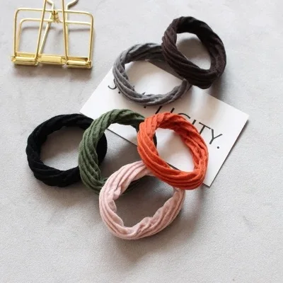 

10PCS Hot Sale Random Color Girls Colorful Elastic Lovely Kids Children Hair Ropes Ponytail Elastic Hair Bands Headwear