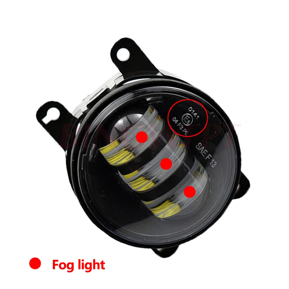 2pcs LED Fog Light Lamp Front Bumper Light For Peugeot 4007 GP_ 2007-2012 For peugeot 308 t9 2014- For Peugeot 5008 2009-2013