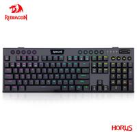 REDRAGON Horus K618 RGB support Bluetooth 5.0 wireless USB 2.4G 3 mode Mechanical Gaming Keyboard 104 Keys for Compute PC Laptop