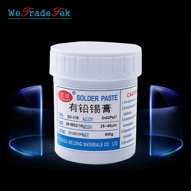 500g  SMT Solder Paste Non-clean LED 183 Degrees Lead Welding Flux for Phone Repair BGA Welding Paste  Sn63Pb37  Sn55Pb45