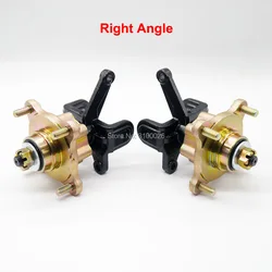 1SET Steering Strut Knuckle Spindles with Brake Disc Wheel Hubs Fit For China ATV 110cc 125cc 150cc Golf Buggy Quad Bike Parts