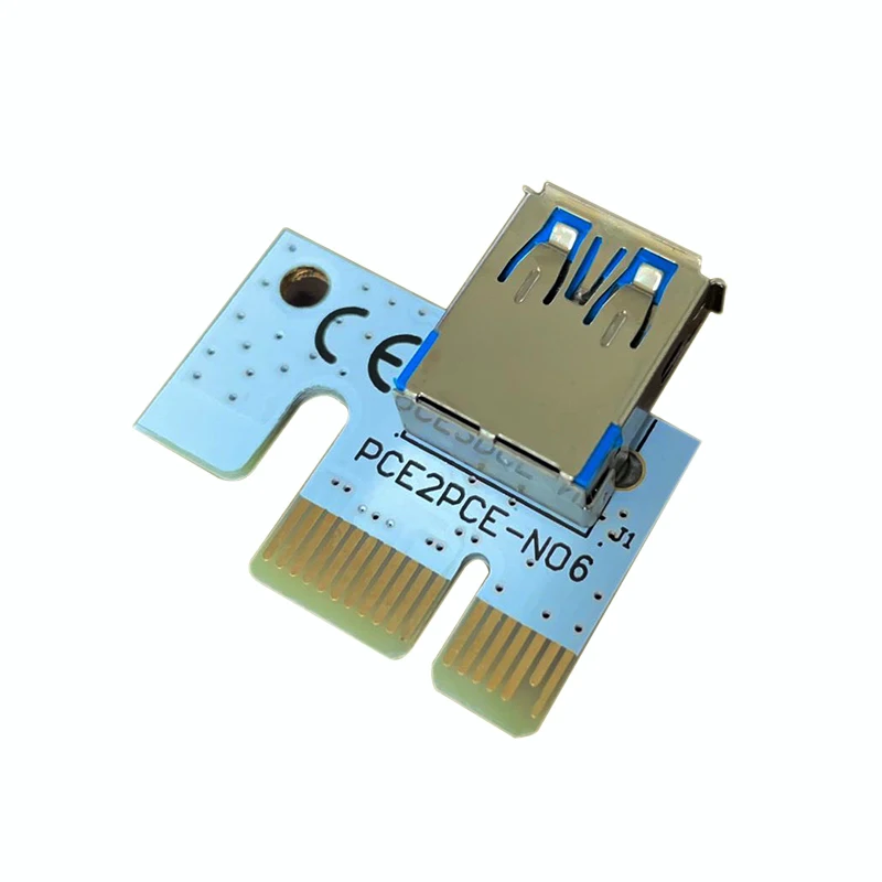PCIE 1X a 16X PCI-E 1X para USB para placa gráfica de vídeo, expandir a linha de mineração, linha de extensão PCI-E, placa pequena