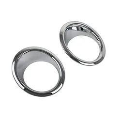 2PCS Chrome Front Fog Light Lamp Cover Trim For BMW X5 F15 2014-2018 (NOT for M Sport Model)