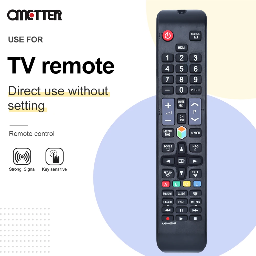 Nuovo uso per SAMSUNG Universal Remote AA59-00581A AA59-00582A AA59-00594A muslimtv 3D Smart Player