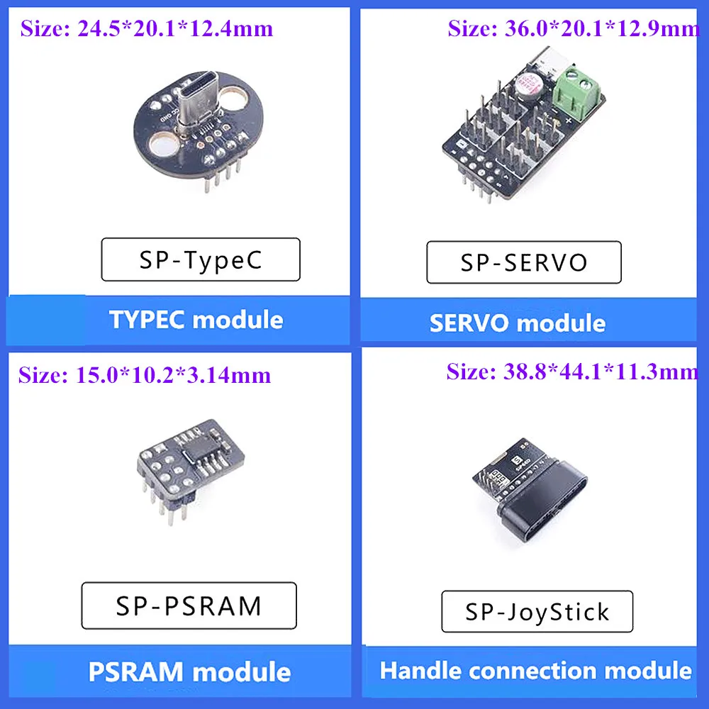 Tipo C SERVO PSRAM Módulo JoStick