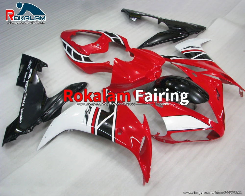 

Aftermarket ABS Fairing For Yamaha R1 YZF1000 2004 2005 2006 Red Black White Motorcycle Body Shells (Injection Molding)