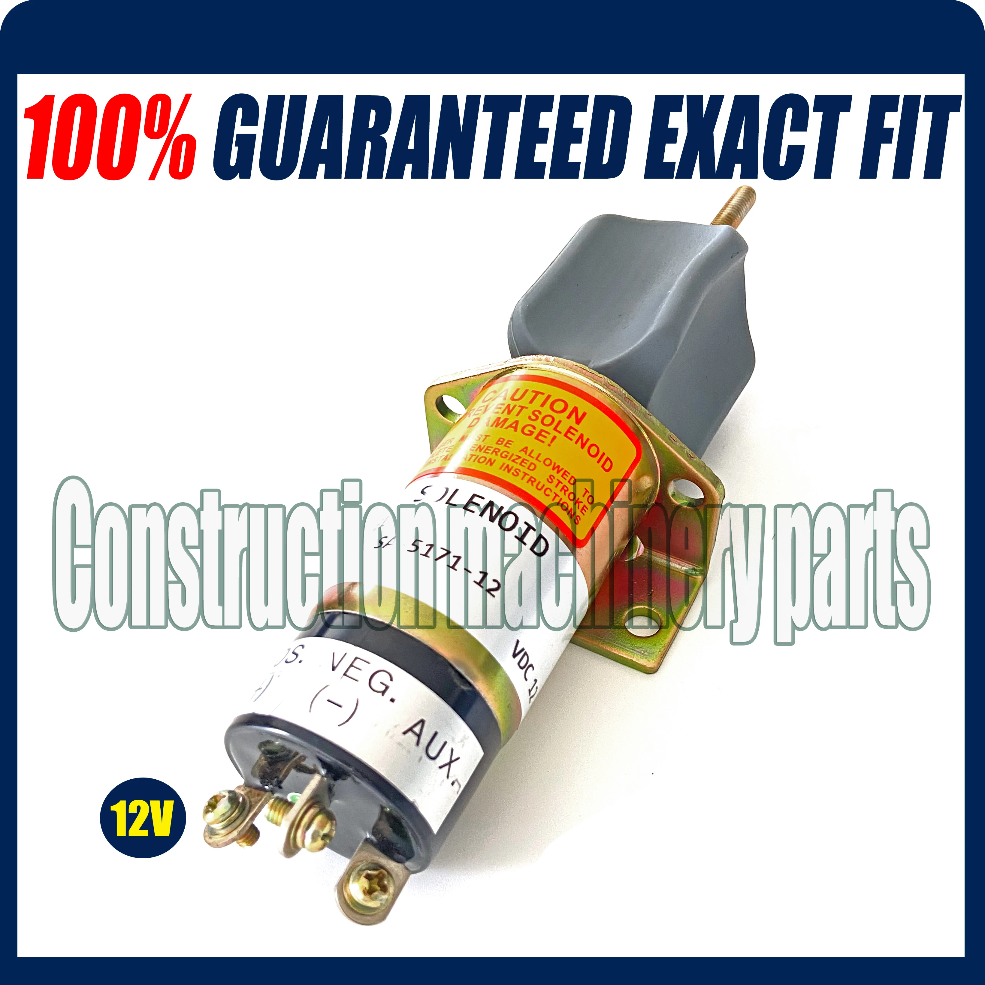 1502-12C3U1B1S1A 12V  Fuel shut off Solenoid SA-5171-12 For Bobcat Kubota Yanmar