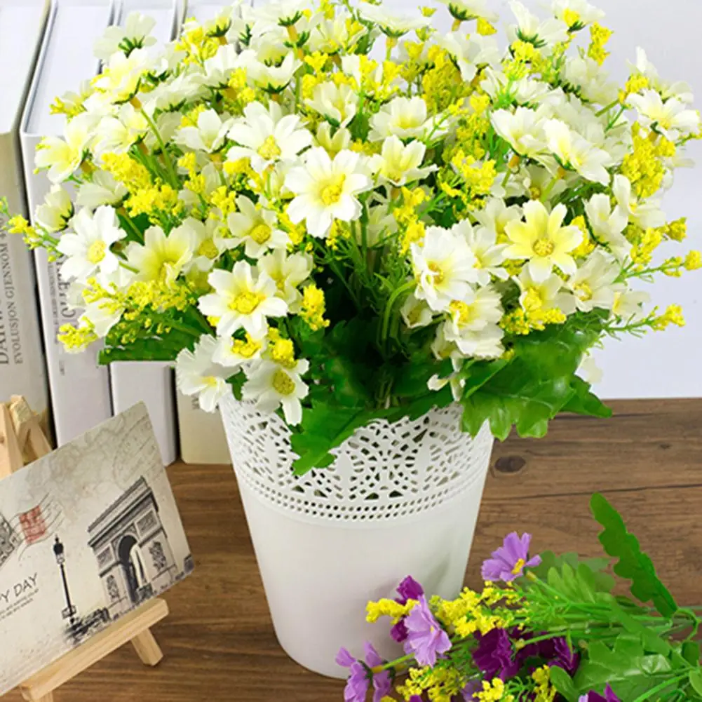 人工シルクガーベラの花束,28の頭,家やオフィスの装飾,屋内と屋外の装飾