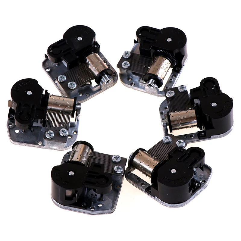 1 pz meccanico fai da te Windup carillon movimento musicale viti chiave argento circa 50g decorazione artigianale decorazioni per la casa 5x4.4x2cm