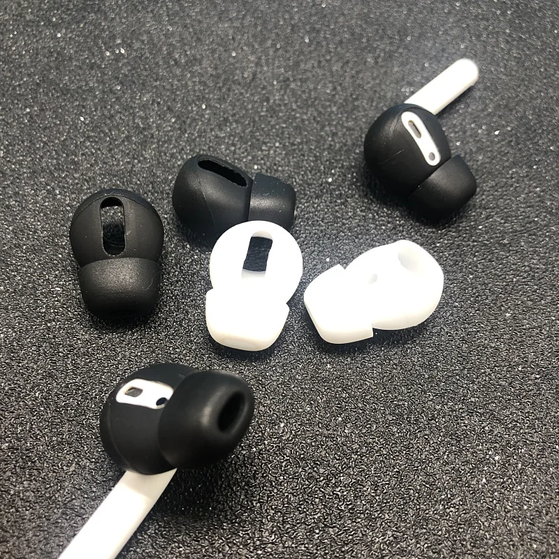 Ear pads for Airpods 1/2 Wireless Bluetooth Iphone Earphones Silicone Covers Caps Earphone Case Earpads Eartips 2pcs/Pair