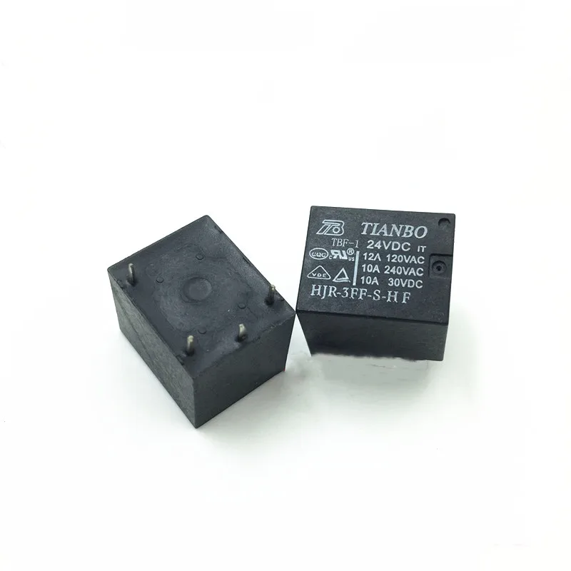 2Pcs HJR-3FF-S-H-12VDC HJR-3FF-S-Z-12VDC HJR-3FF-S-H-24VDC HJR-3FF-S-Z-24VDC Dip Relais Gloednieuwe Originele