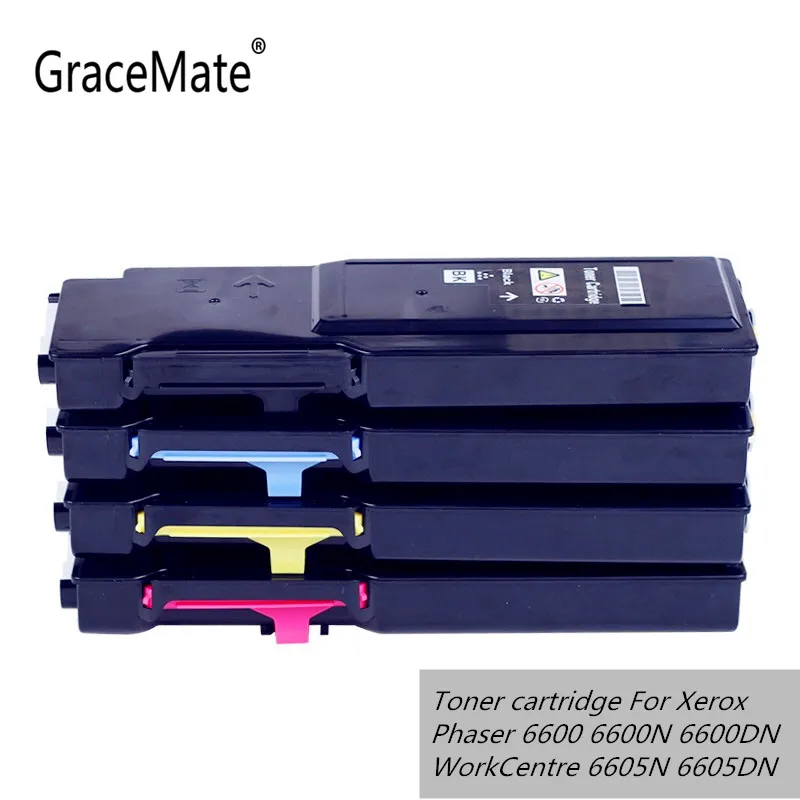 GraceMate 6600 Perfect Laser Printing Color Toner Cartridges 6600 for Xerox Phaser 6600 WorkCentre 6605 6605N 6605DN 106R02232