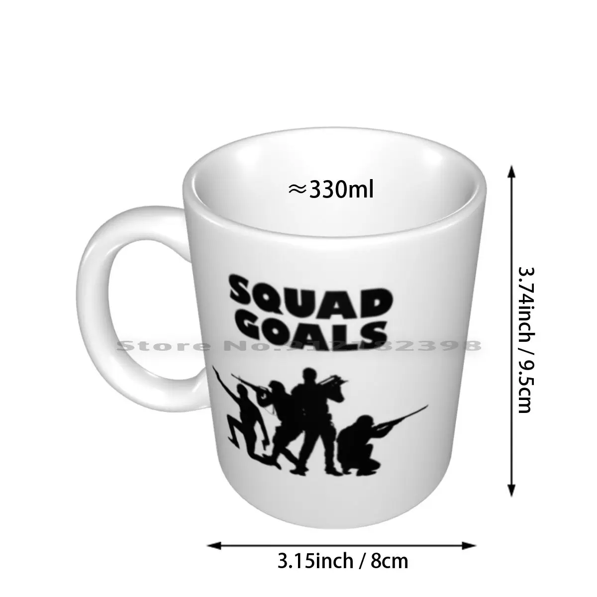 Esports Squad Goals Ceramic Mugs Coffee Cups Milk Tea Mug Game Games Gaming Sports Esports Csgo Counter Strike Rocket League