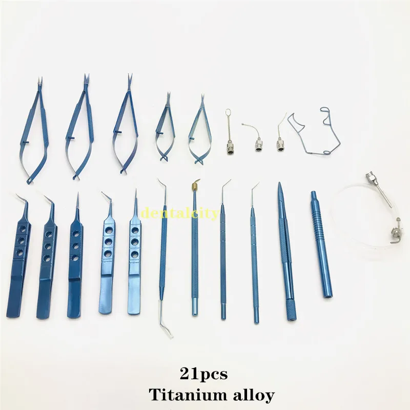 21pcs Ophthalmic Instruments Cataract Set surgical kit