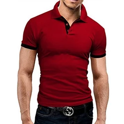 2023 new Polo Shirt Men Summer Stritching Men's Shorts Sleeve Polo Business Clothes Luxury Men Tee Shirt