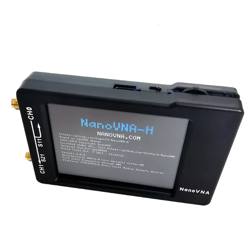 NanoVNA-H HW Ver 3.7 Hugen のバージョン 50KHz~1.5GHz VNA 2.8