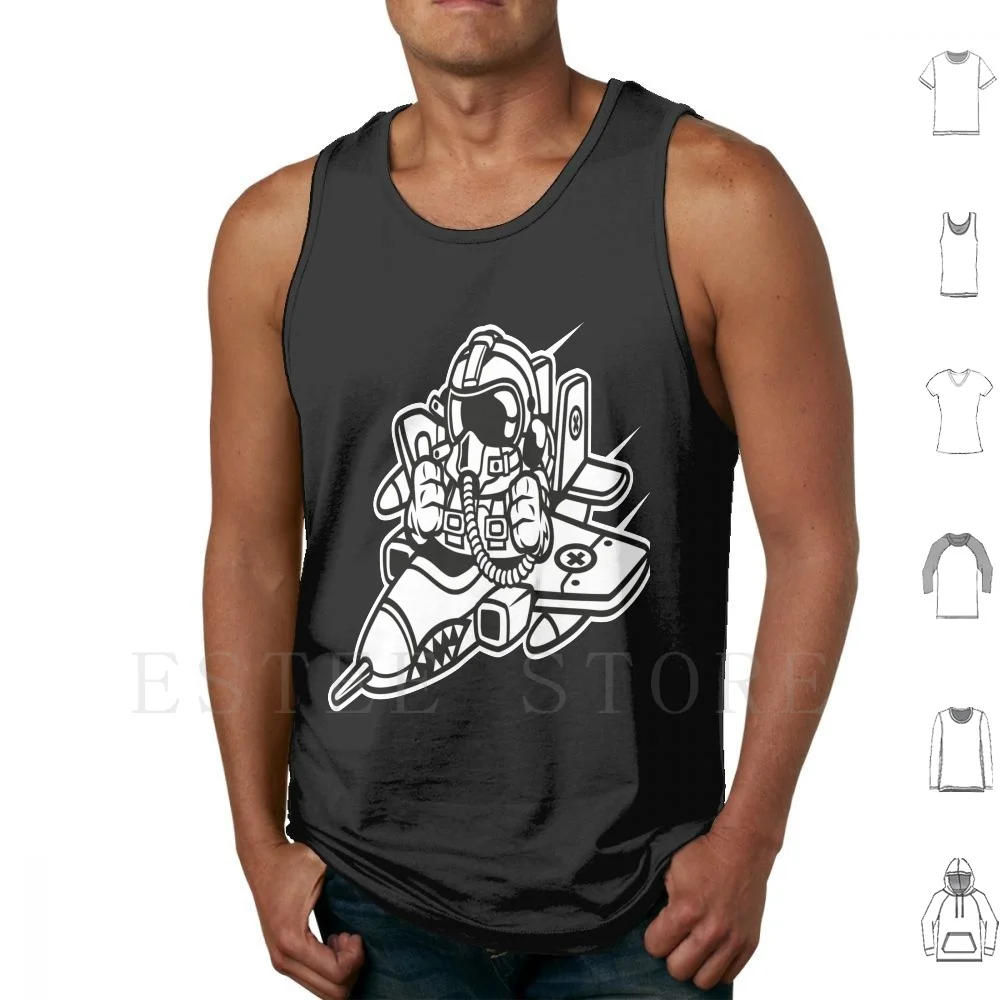 Pilot Tank Tops Vest Cotton Pilot F15 War Warplane Fighter