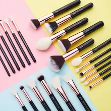 Makeup Brush Set 10-25 pcs Rose Gold/Black #2