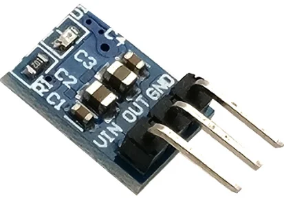 5 pz/lotto LM1117 AMS1117 3.3V 4.5-7V Turn 3.3V DC-DC modulo di alimentazione Step-Down per Raspberry Pi