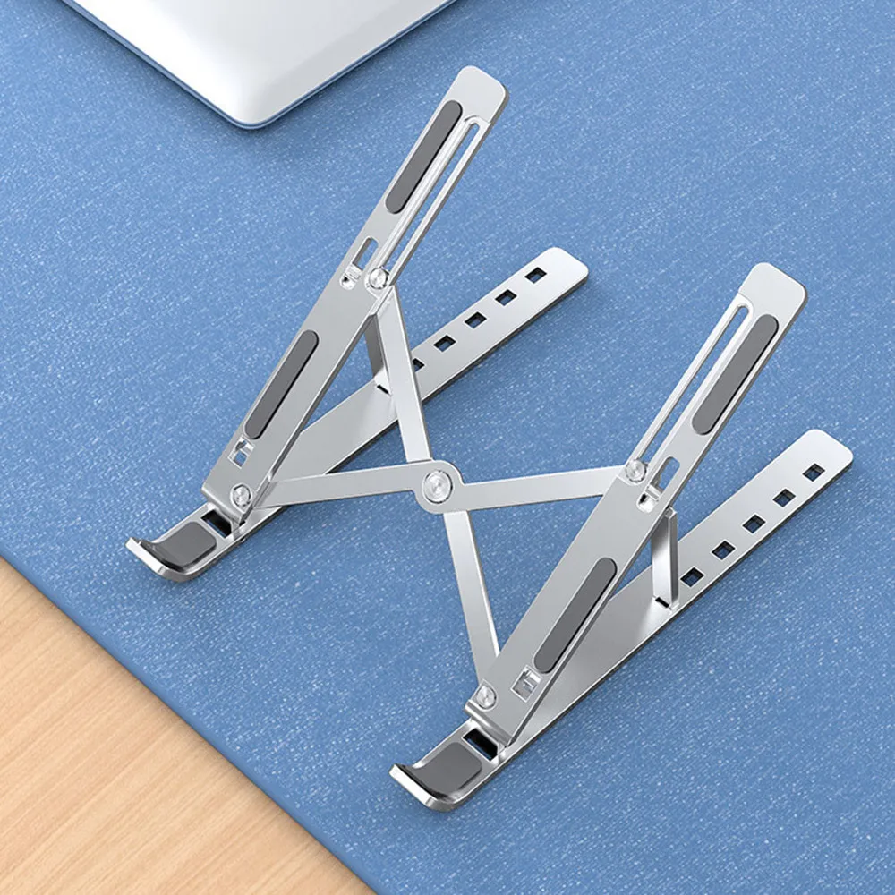 Dobrável Alumínio Laptop Stand, Suporte para Notebook, Tablet Stand, Suporte de Computador, MacBook Air Pro, iPad, 13 ", 15"