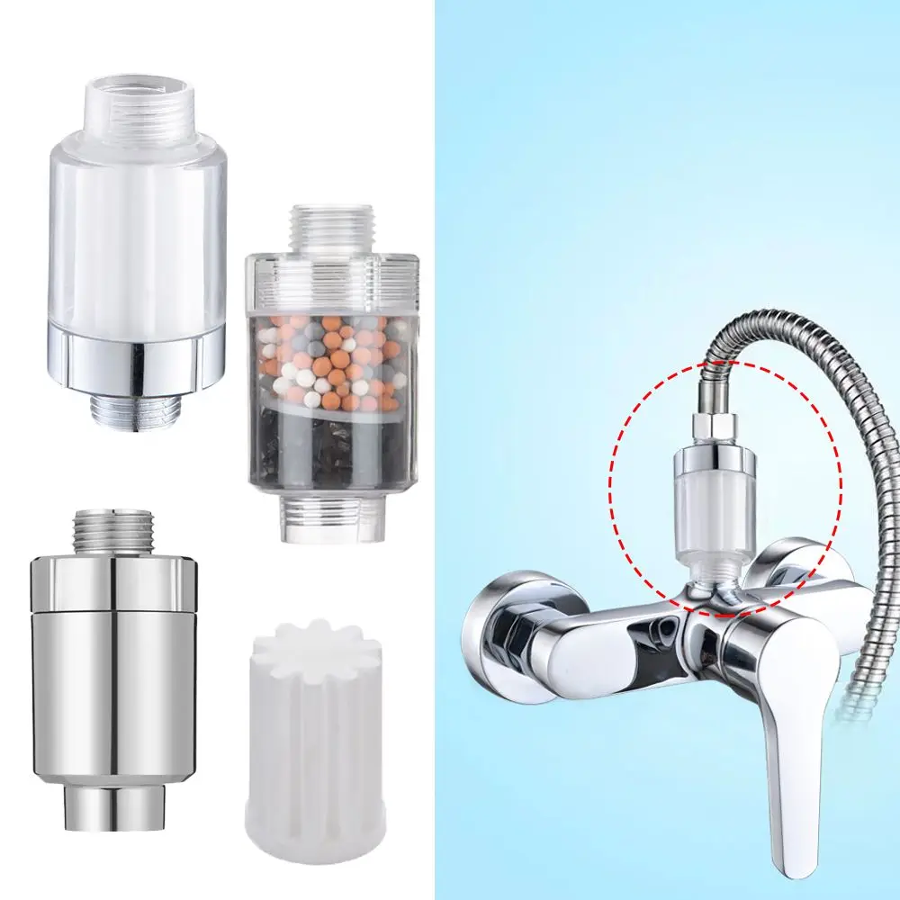 Flexible Water Quality Refine Bathroom Shower Filter Faucets Purification Water Purifier Chlorine Removal