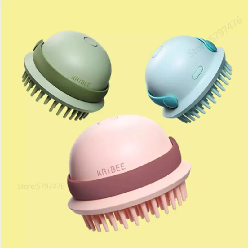 Xiaomi Kribee ไฟฟ้าหัวนวดผ่อนคลาย MassageTool สมองบรรเทานิ้วมือมือถือนวดหวี