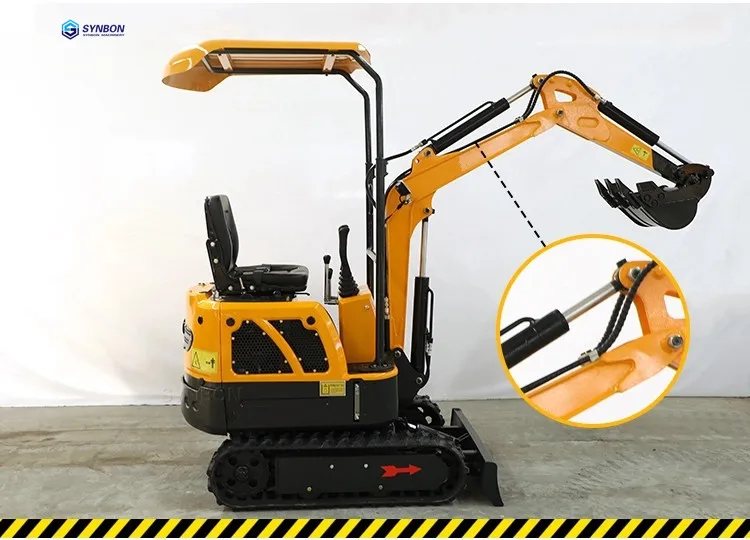 Small Digging Machine Crawler Bagger Excavator Digger  For Construction