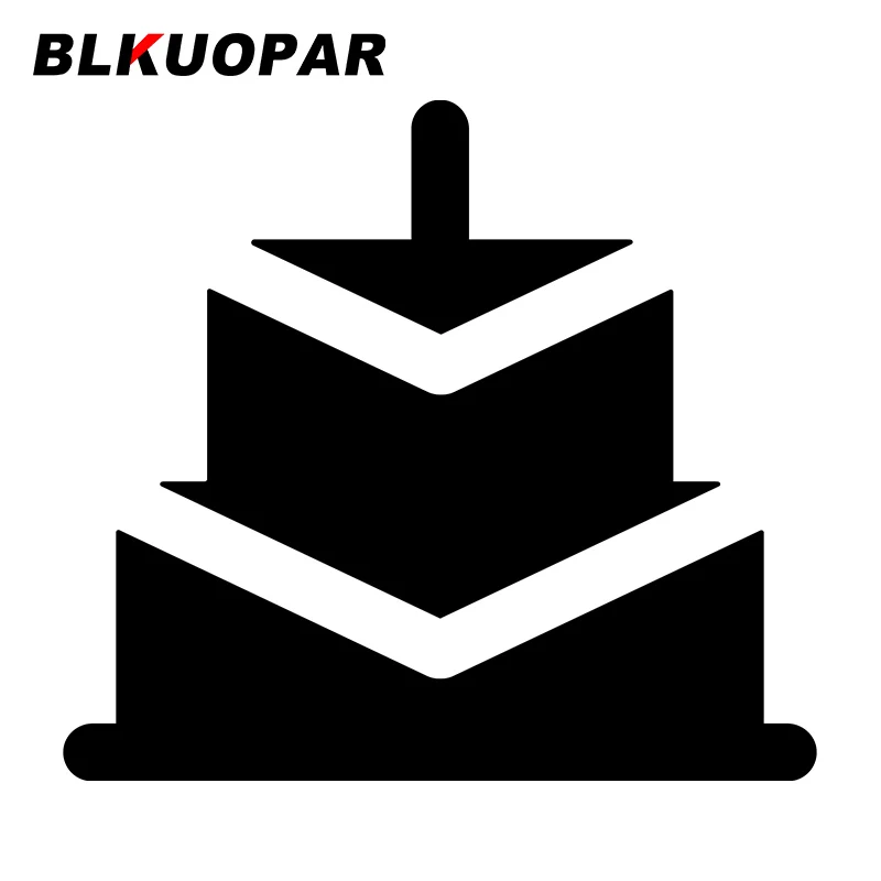 BLKUOPAR for Wedding Cake Love And Romance Car Stickers Sunscreen Scratch-Proof Decals Caravan Refrigerator Decor Car Label