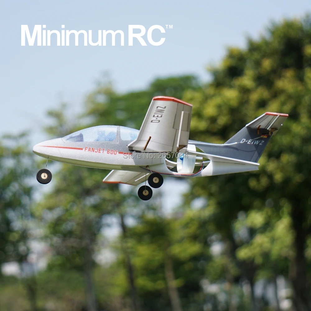 MinimumRC Fan-Jet 600 Jet 35mm EDF 360mm Wingspan 3 Channel Trainer Fixed-wing RC Airplane Outdoor Toys For Children Kids Gifts