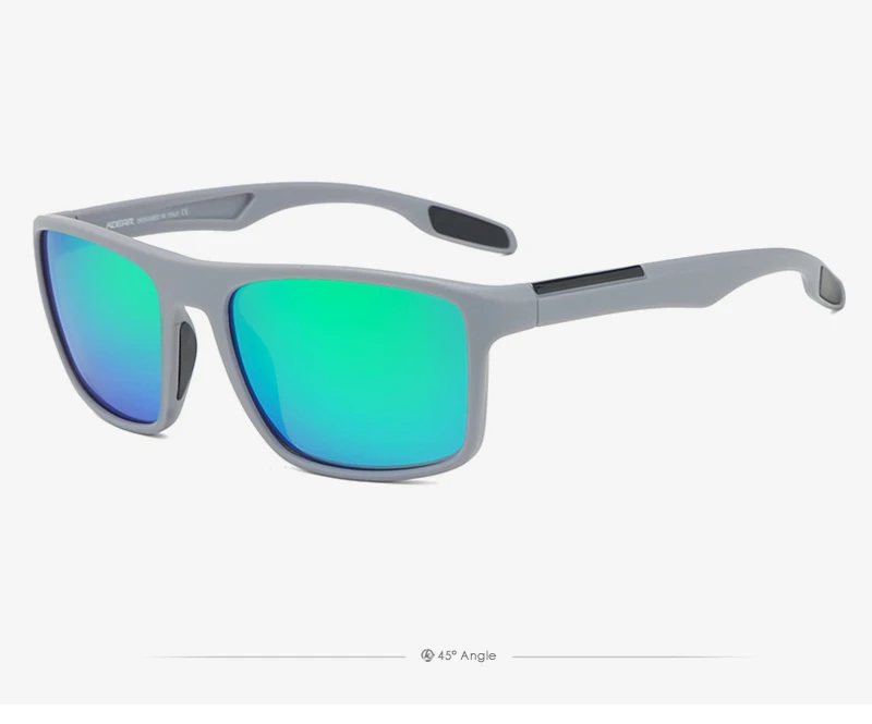 KDEAM Polarisierte, rechteckige Sonnenbrille für Herren, ultraleicht, ideal für den Einsatz im Freien, für lange Tage und verschiedene Lebensstile. – Detail 18