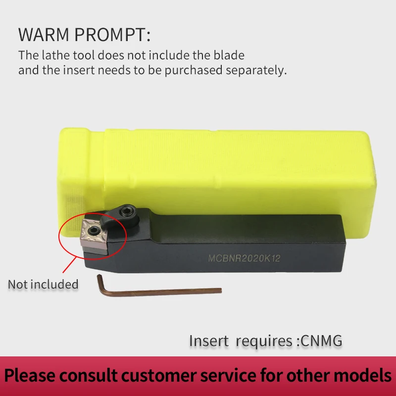1pc MCBNR2020K12 MCBNR2525M12 MCBNR3232P12 External Turning Tool Holder CNMG12 Carbide Inserts MCBNR/L Lathe Cutting Tools Set