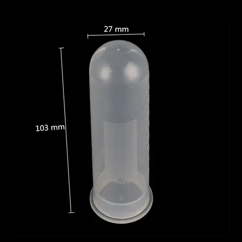 Imagen 2 del producto Tubo centrífugo de fondo redondo con tapa a presión, transparente, independiente, equipo de análisis de laboratorio a escala, 5/10 Uds., 50ml