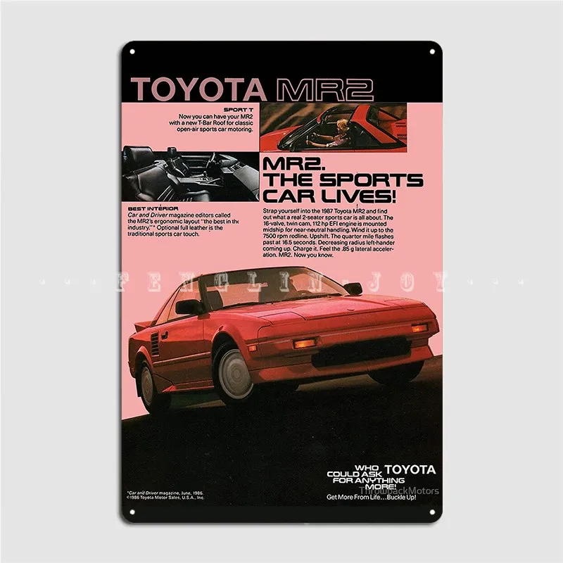 Mr2 Aw11 Poster Metal Plaque Cinema Garage Pub Garage Design Wall Decor Tin Sign Poster