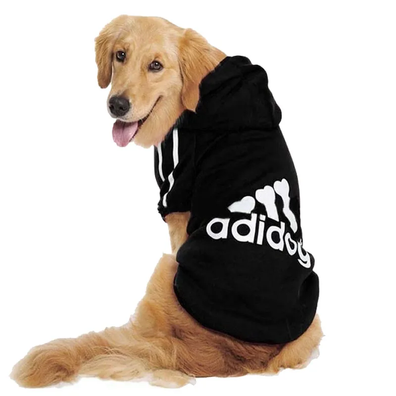 Dog Clothes for Large Dogs Winter Warm Fleece Big Dog Hoodies for Large Dog Clohtes Adidog Sweatshirt for Medium Dog Pet Costume