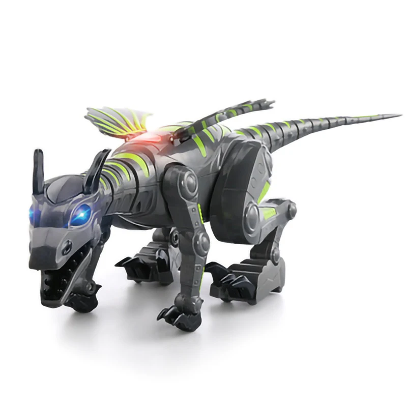 electronic dinosaur toy cars with cool light and music walling Simulation Tyrannosaurus animal model gift for children kids