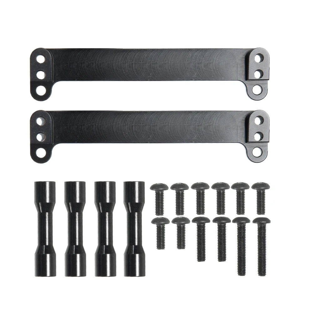 AXSPEED Aluminum Alloy Chassis Lift Kit Raise the Body Shell to Run a Larger Wheel Tire for 1/10 RC 4WD TF2 RC Climbing Car Part