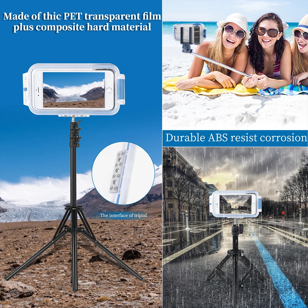 Pixco บลูทูธ30M ใต้น้ำกันน้ำสมาร์ทโฟนรุ่นอัพเกรดสำหรับ iPhone 13 12 11X8 7 Plus Pro max