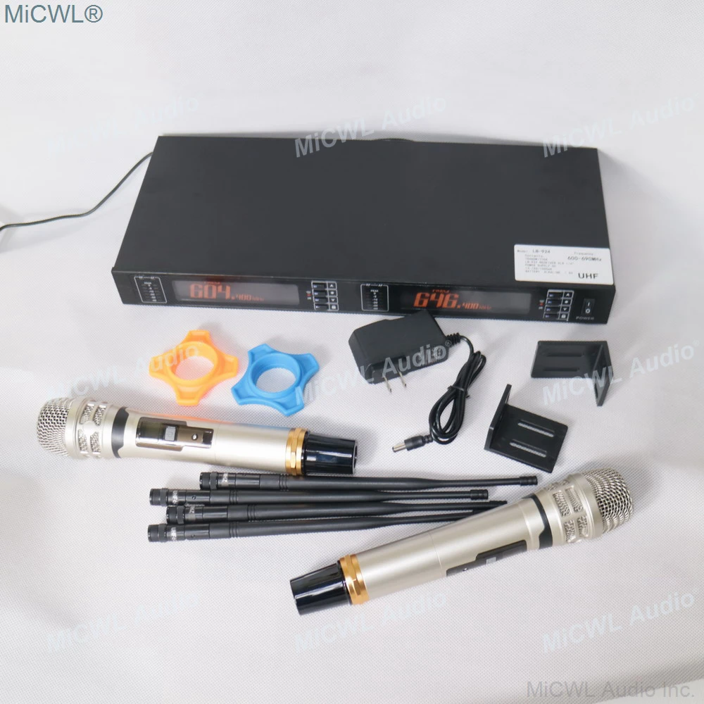 MiCWL – KSM8 2 Microphones à main, système dynamique cardioïde, 200 canaux UHF, haute qualité, micros FexEx UPS EMS, livraison gratuite