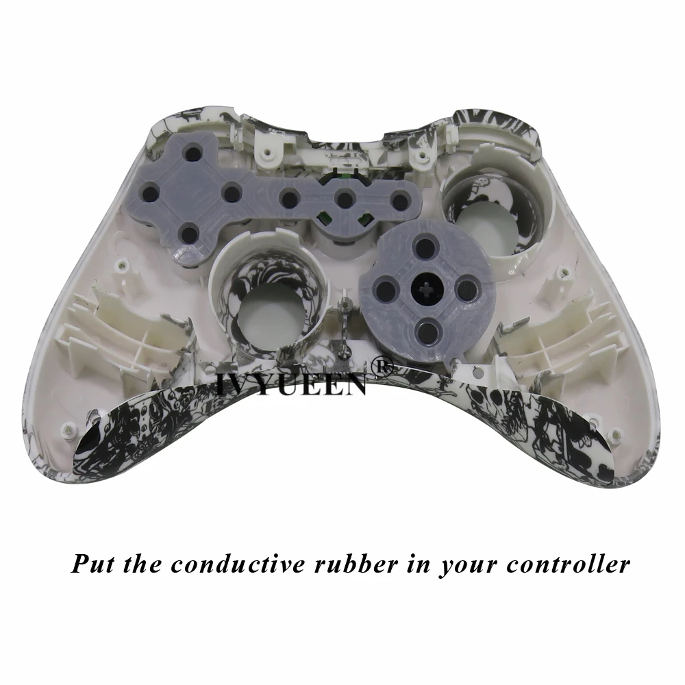 IVYUEEN 100 Sets for Microsoft Xbox 360 Controller Conductive Rubber Silicone Contact Pads D-Pad Buttons Repair Parts